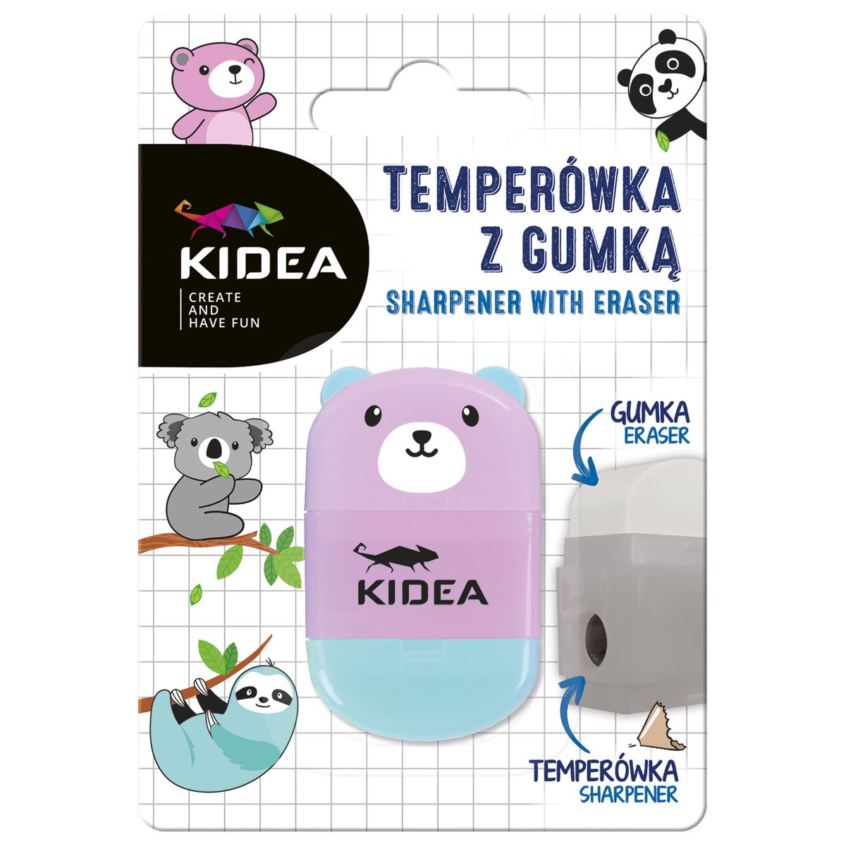 Temperówko-gumka Derform kidea (TGMKA)
