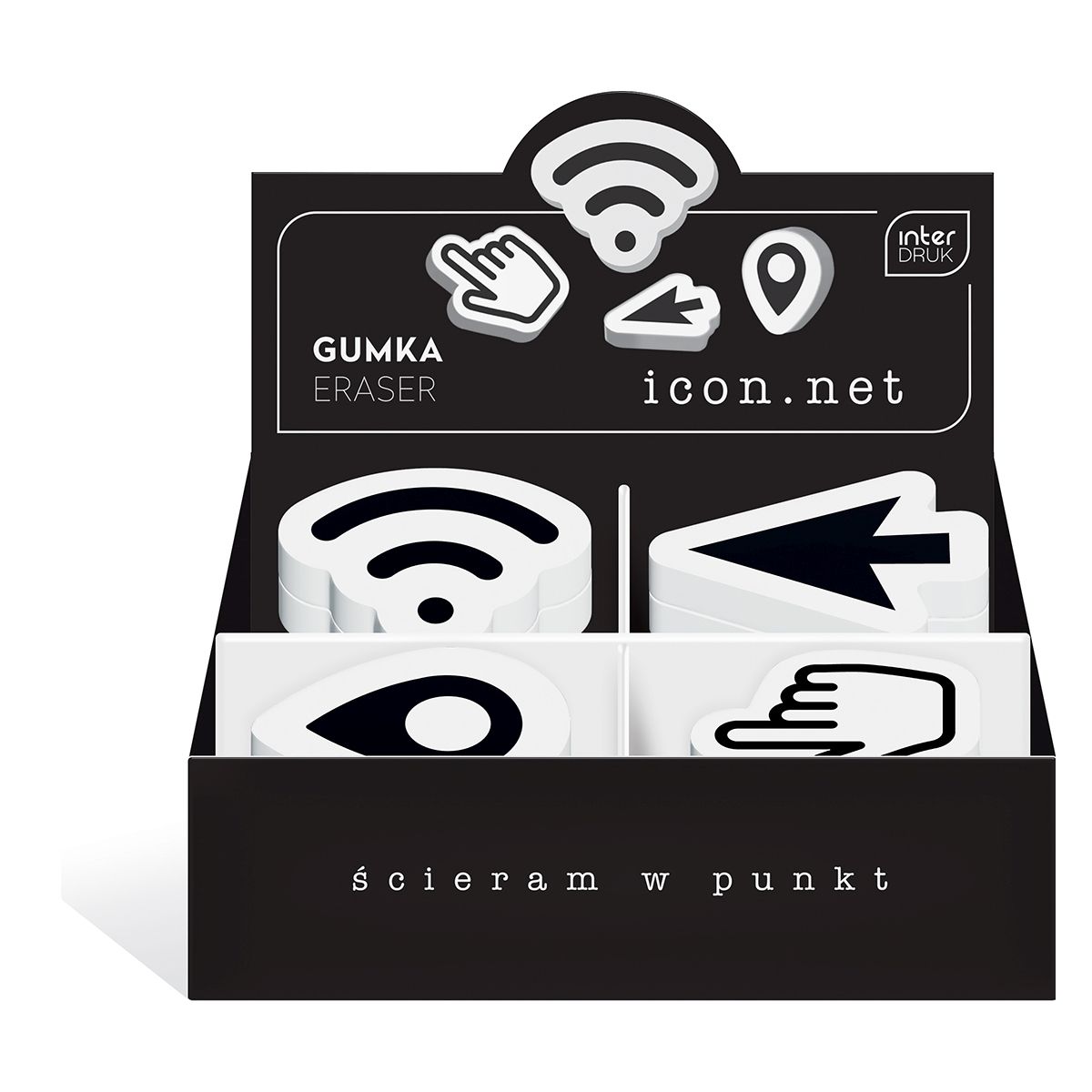 Gumka do mazania Interdruk ICON NET (IGUMKAICON.N)