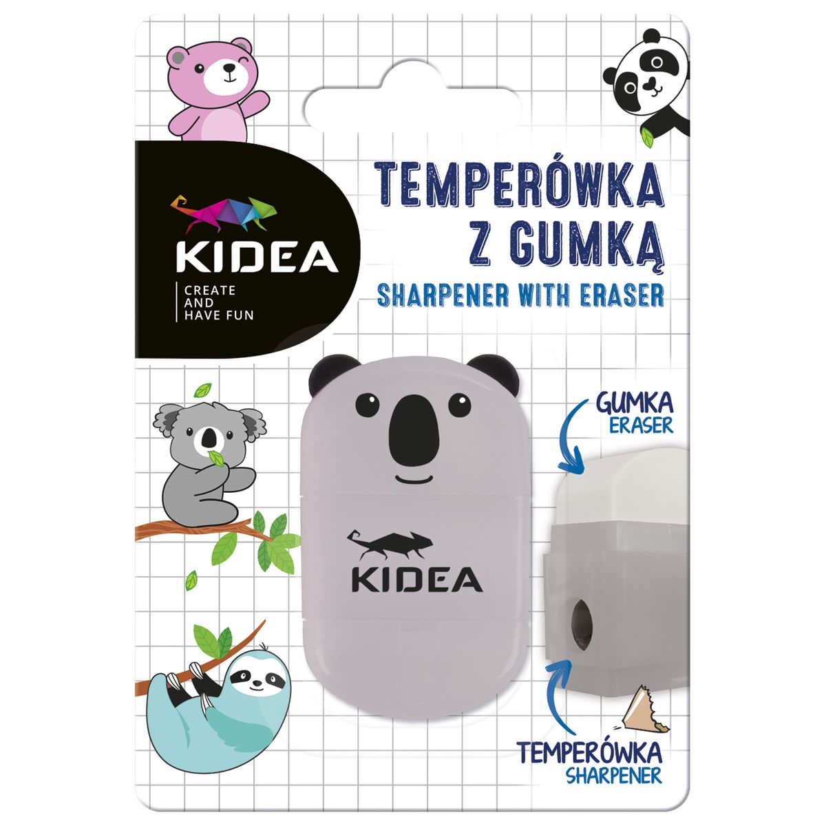 Temperówko-gumka Derform kidea (TGMKA)