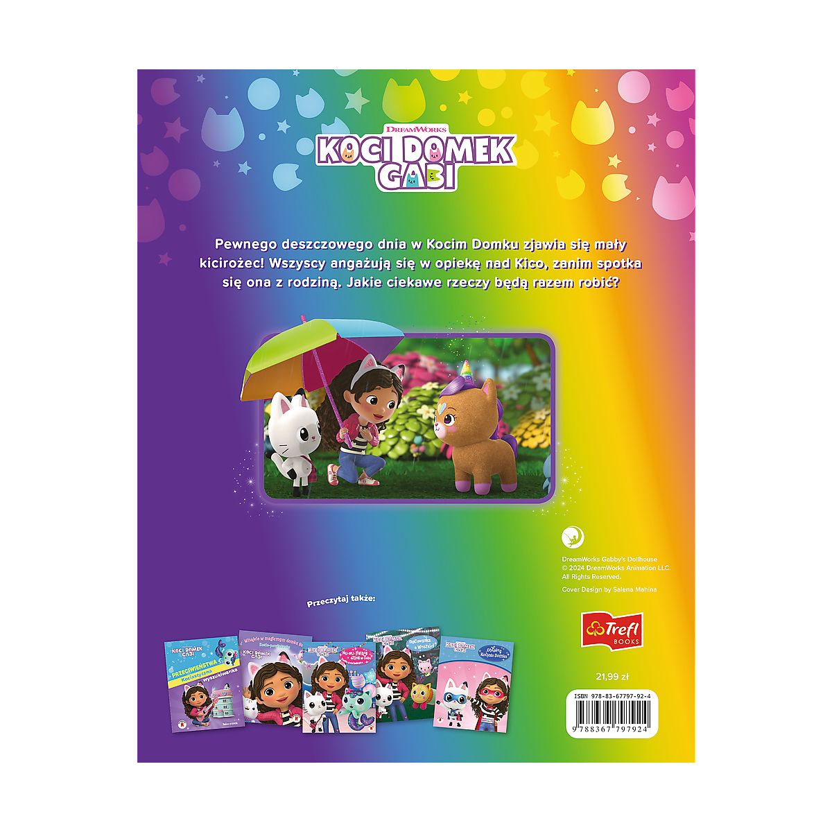 Kolorowanka Trefl Gabby Koci Domek Gabi. Poznajcie Kicirożca (Ks79792)