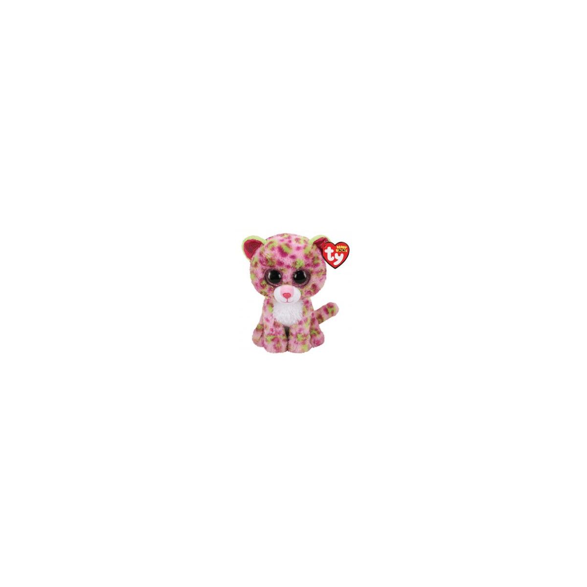 Pluszak Ty Beanie Boos leopard Lainey różowy [mm:] 150 (TY36312)