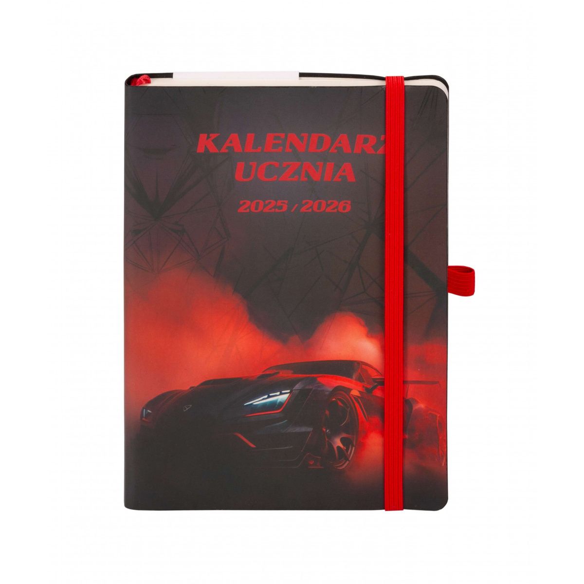 Kalendarz książkowy (terminarz) (308040) k:4071-670 UCZNIA SAMOCHÓD B6 Antra (2025/2026)