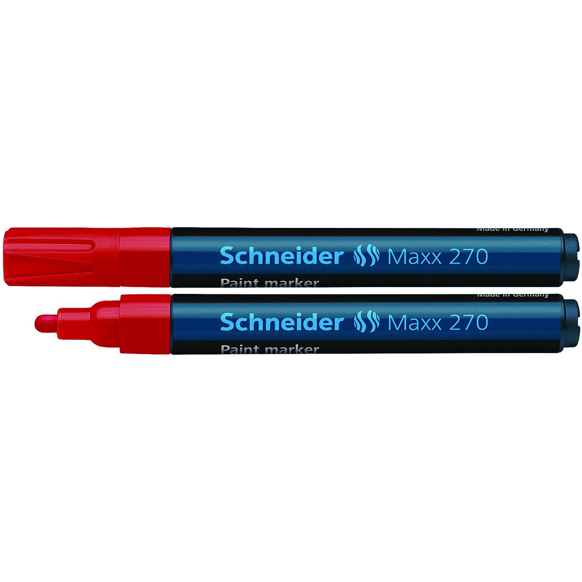 Marker olejowy Schneider Maxx 270, czerwony 1,0-3,0mm (SR127002)