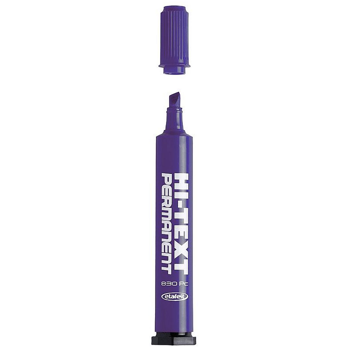 Marker permanentny Fibracolor HI-TEXT niebieski 4,5mm ścięta końcówka
