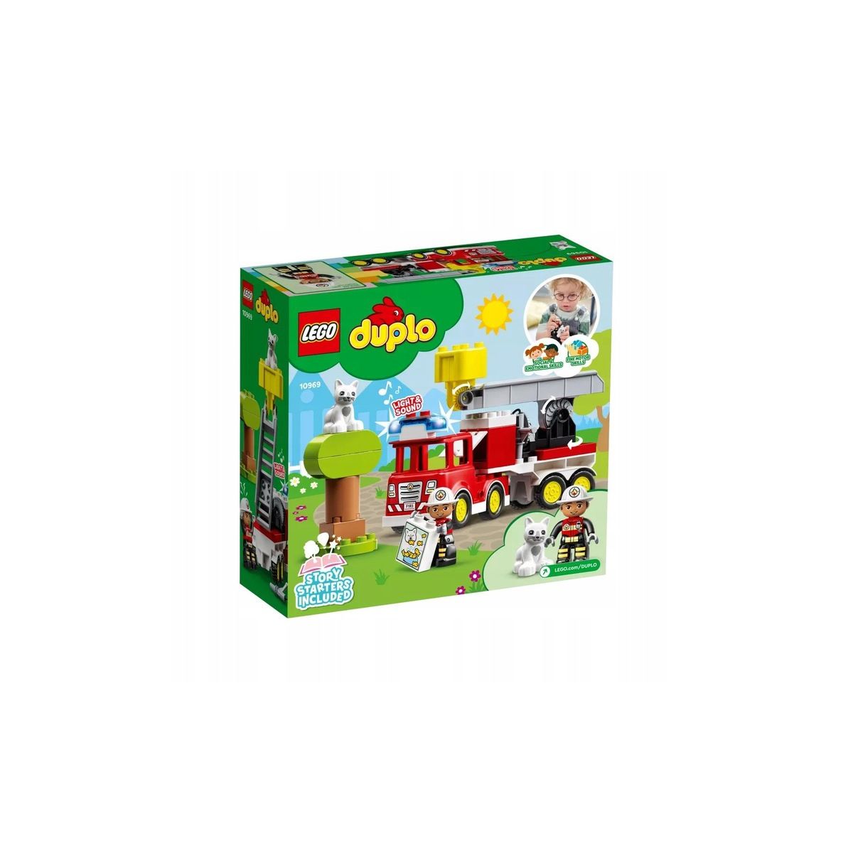 Klocki konstrukcyjne Lego Duplo wóz strażacki (10969)