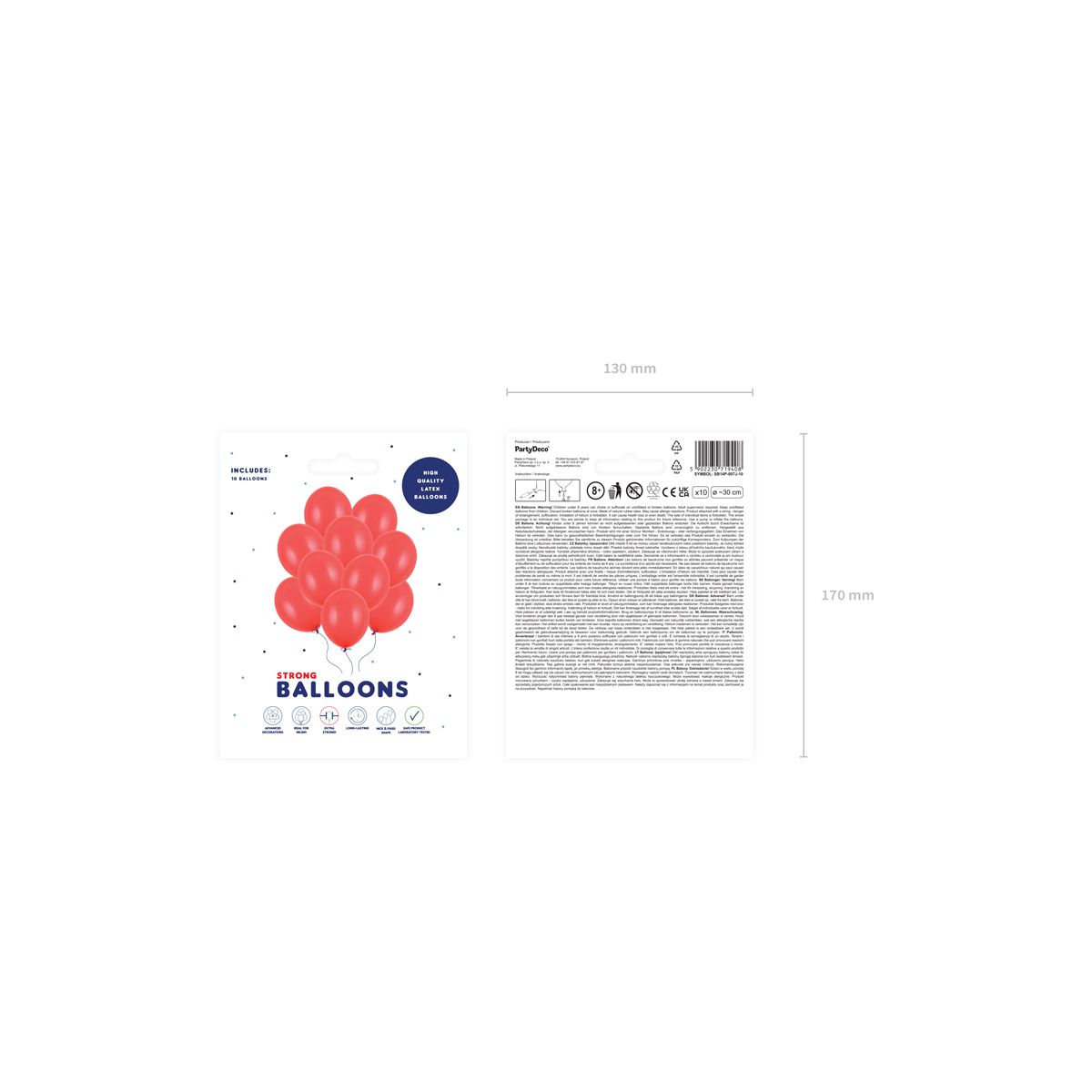 Balon gumowy mix (SB14P-007J)