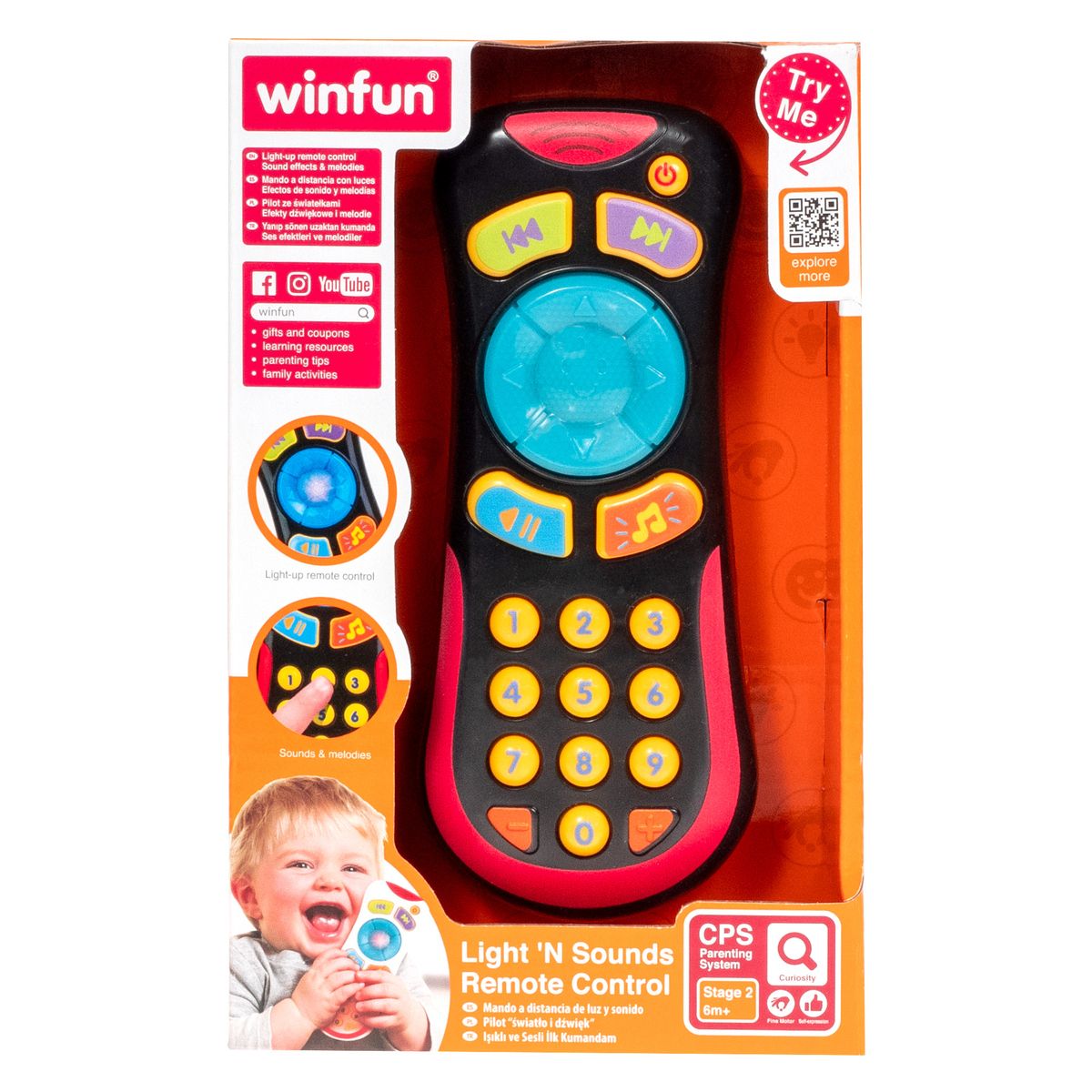 Zabawka edukacyjna pilot TV dla malucha Smily Play (00723B)
