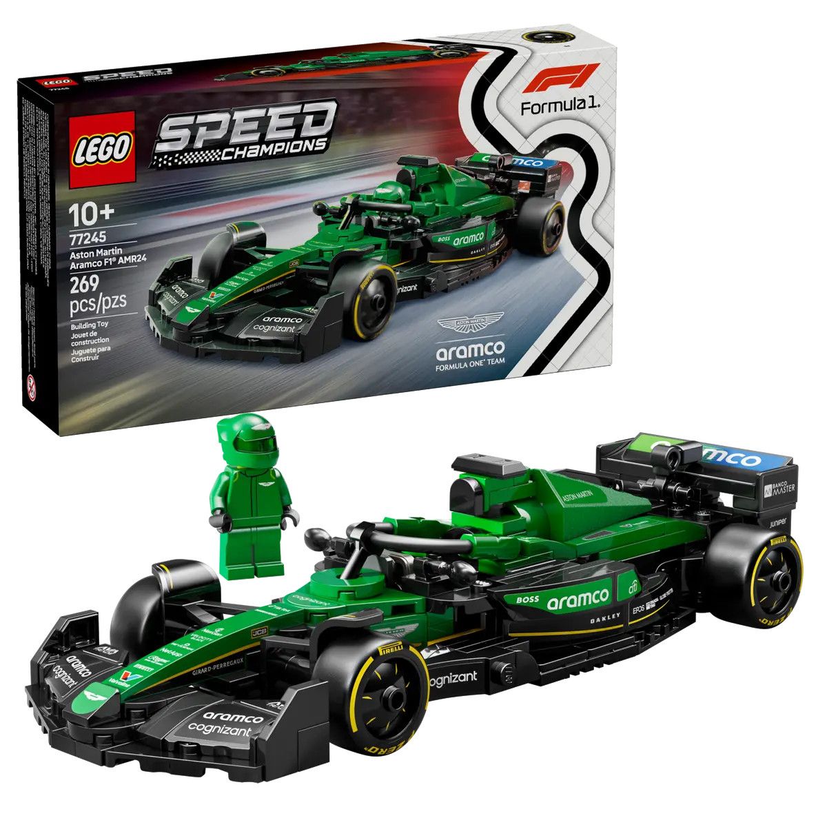 Klocki konstrukcyjne Lego Speed Champions Bolid F1® Aston Martin Aramco AMR24 (77245)