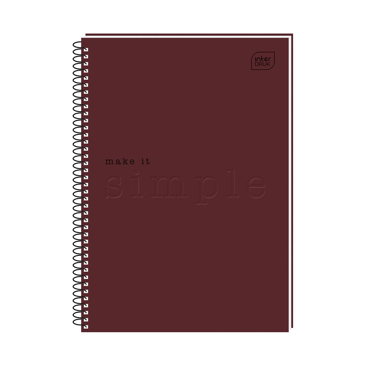 Kołozeszyt (kołobrulion) Interdruk SIMPLE 5902277314253 A4 5k. 70g krata