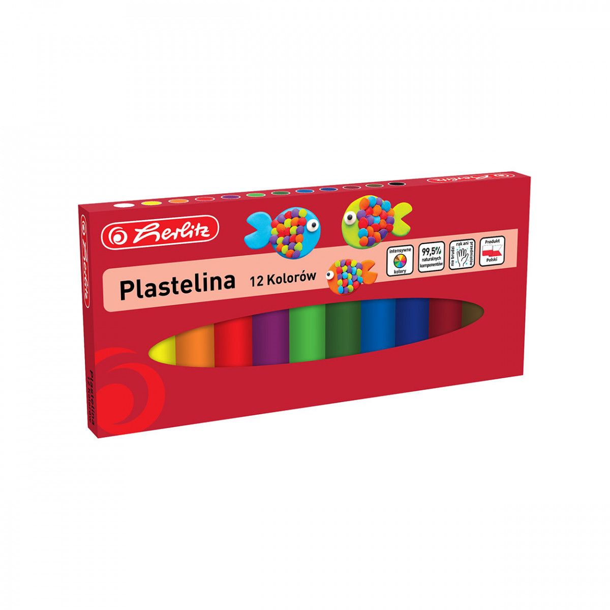 Plastelina Herlitz 12 kol. 9588559 mix (300023217)