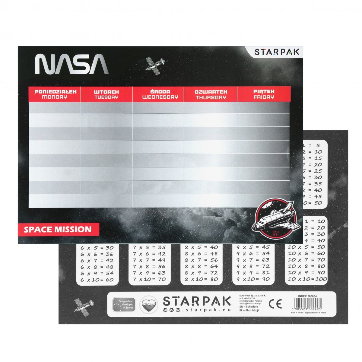 Plan lekcji Starpak Nasa (560064)