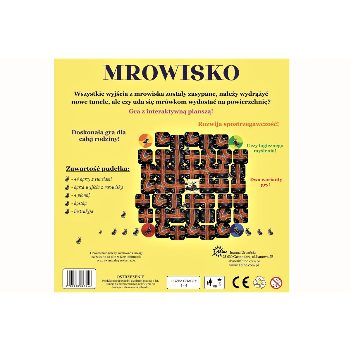 Gra planszowa MROWISKO MROWISKO Abino