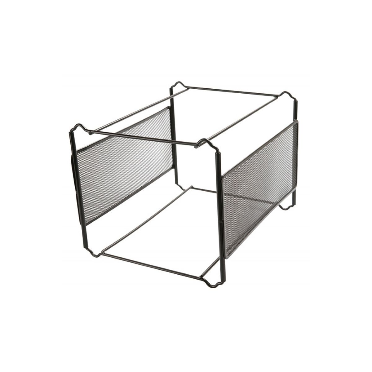 Kartoteka (pojemnik) na teczki wiszące mini archiwum siatka czarny metal [mm:] 335x250x 285 Q-Connect (KF00833)