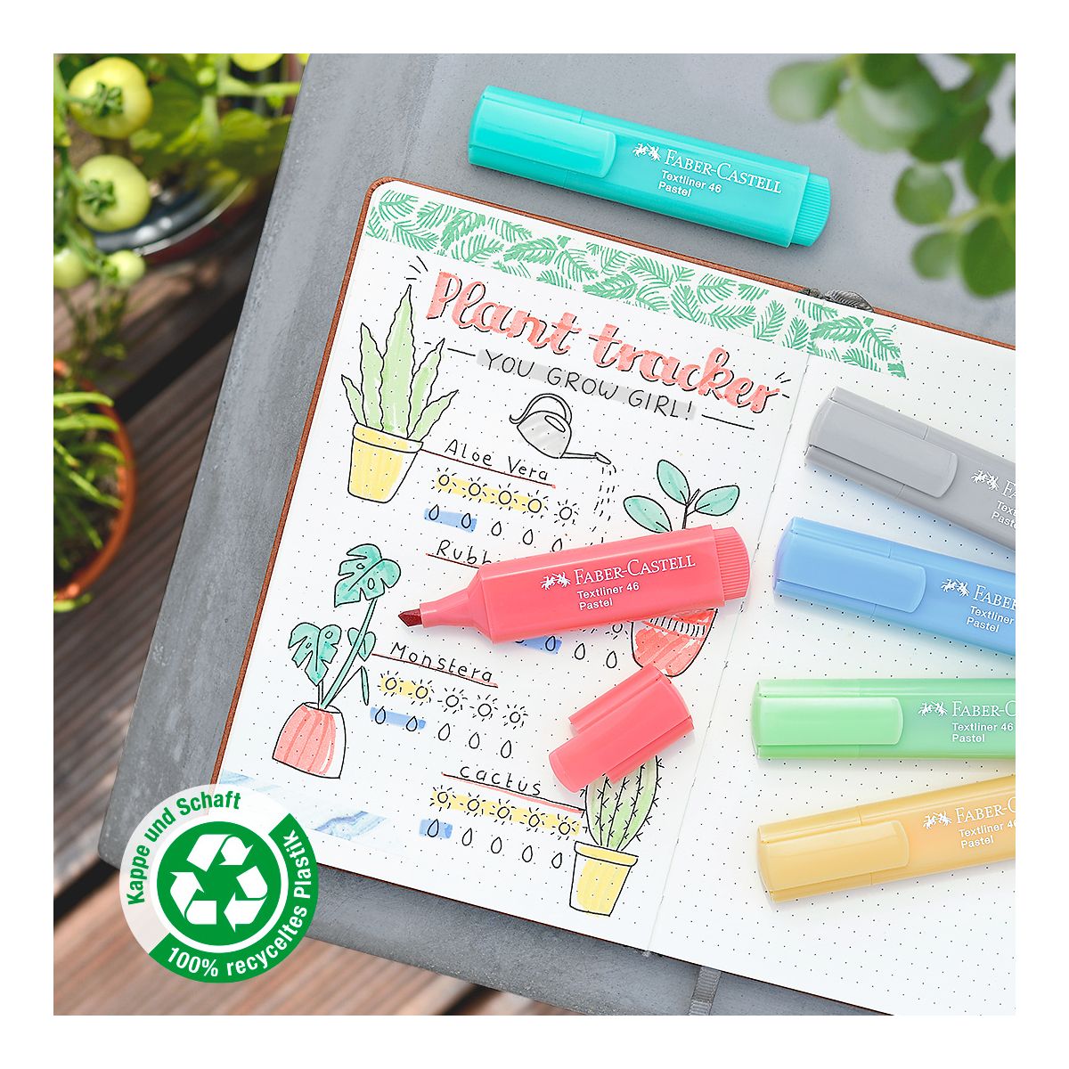 Zakreślacz Faber Castell Pastel mix 5mm (FC154681)