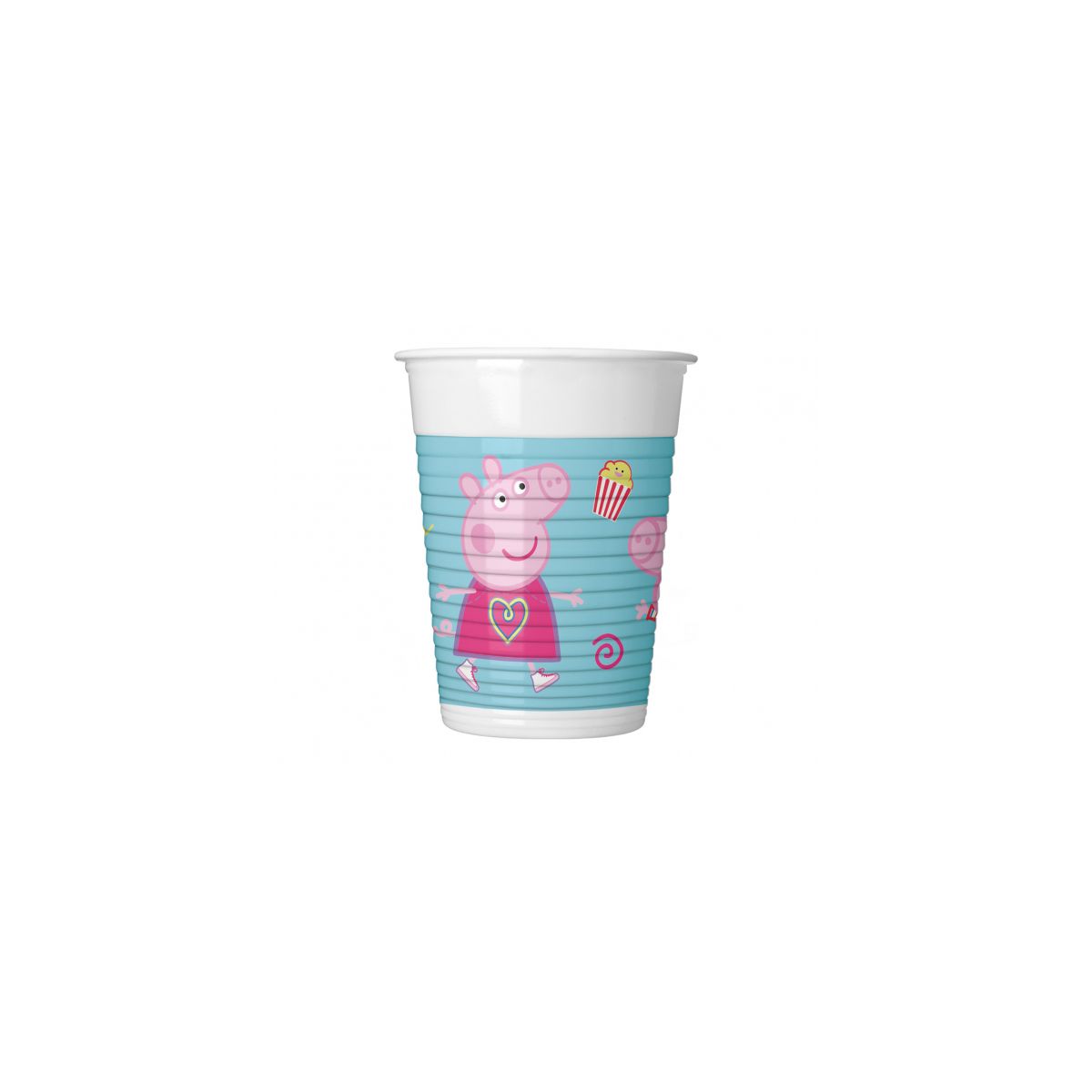 Kubek jednorazowy Godan Peppa Pig plastik 200ml (94244)