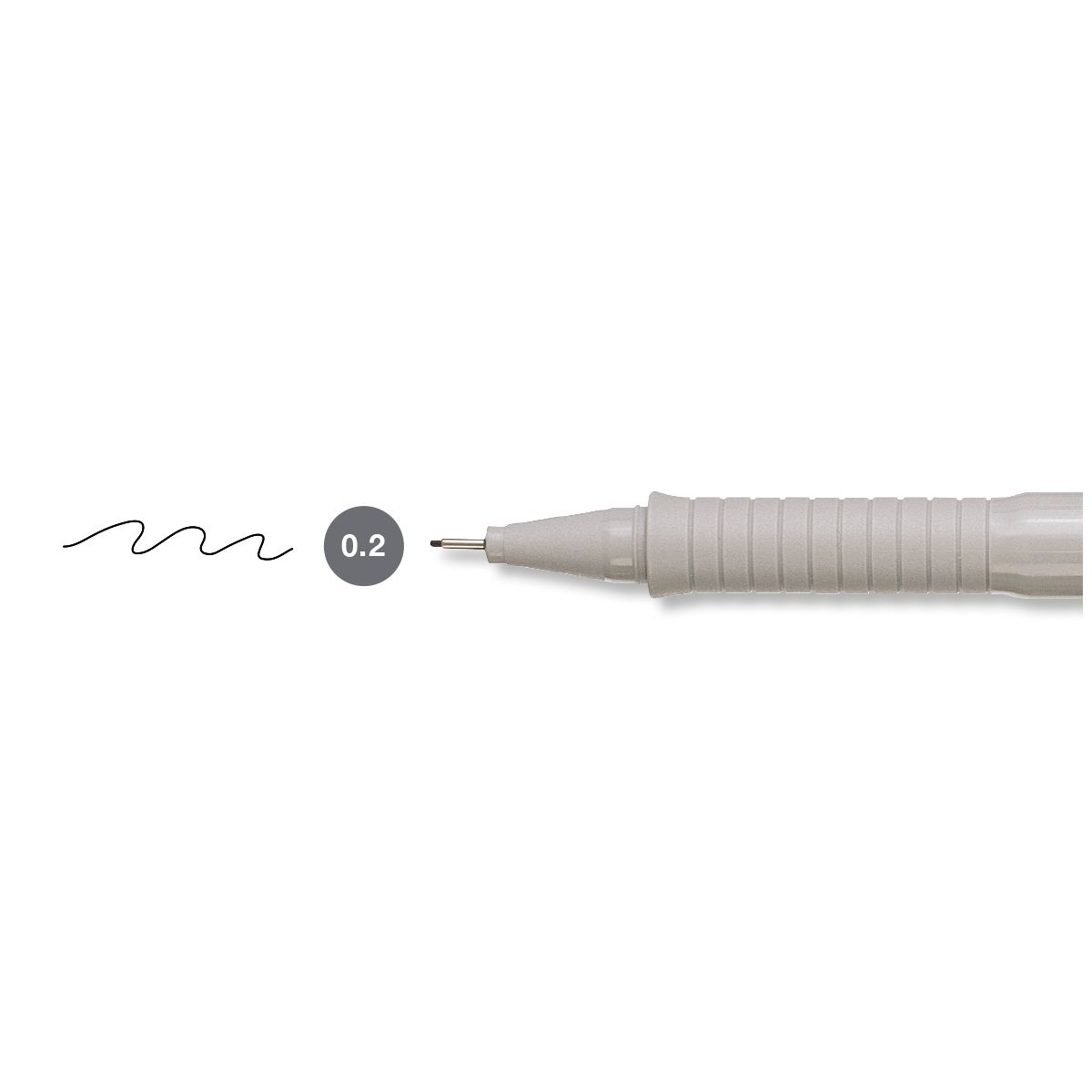 Cienkopis kreślarski Faber Castell Ecco Pigment czarny 0,2mm 1kol. (FC166299)