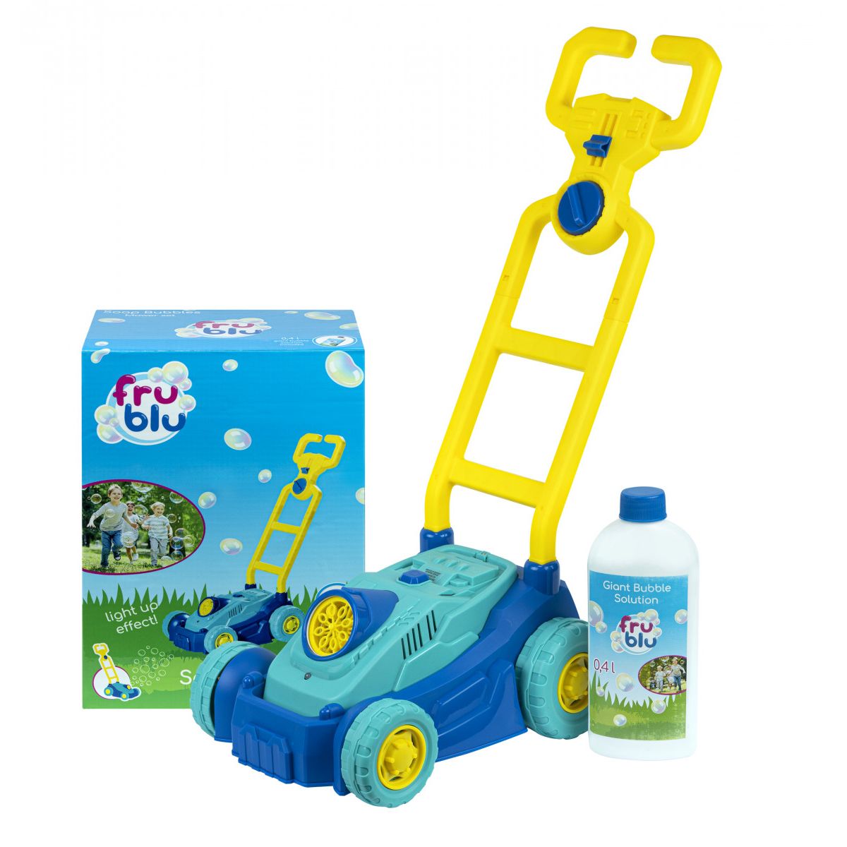 Bańki mydlane Tm Toys Fru Blu kosiarka na bańki + płyn 0,4l (DKF0158)