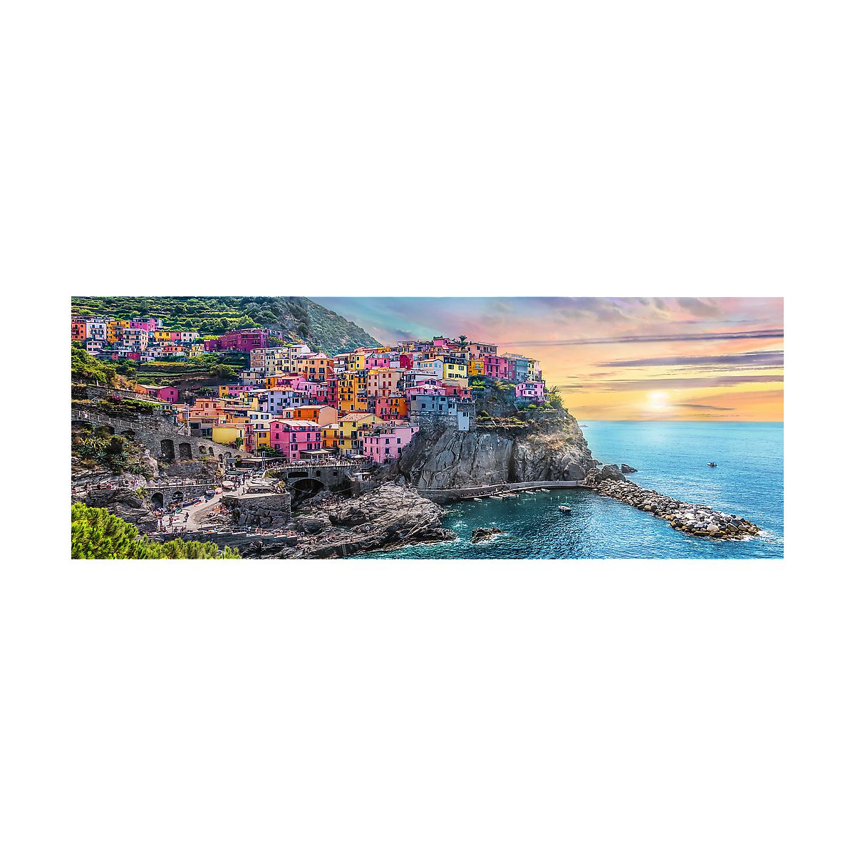 Puzzle Trefl Vernazza o zachodzie słońca, Włochy 500 el. (29516)