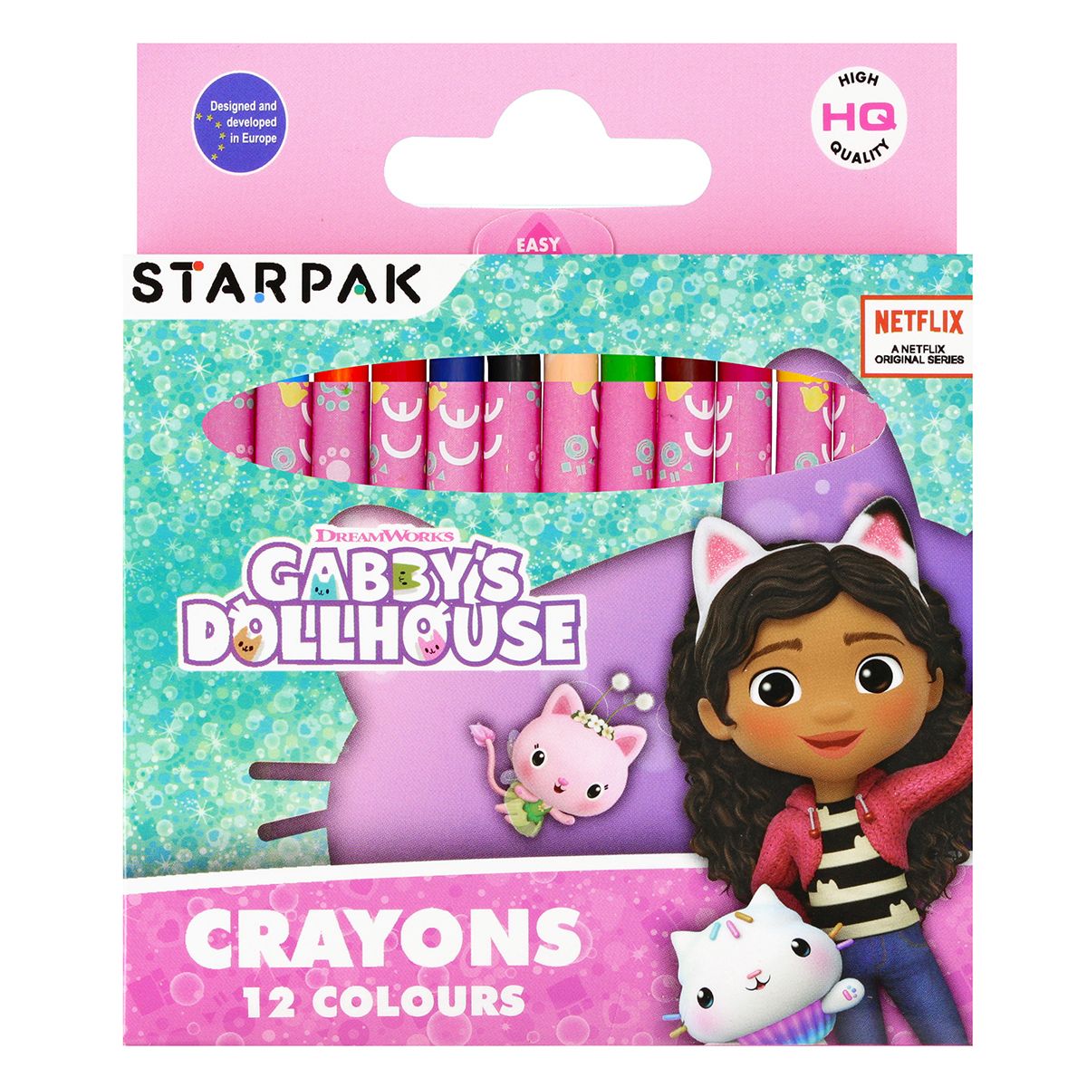 Kredki świecowe Gabby 12 kol. Starpak (529130)