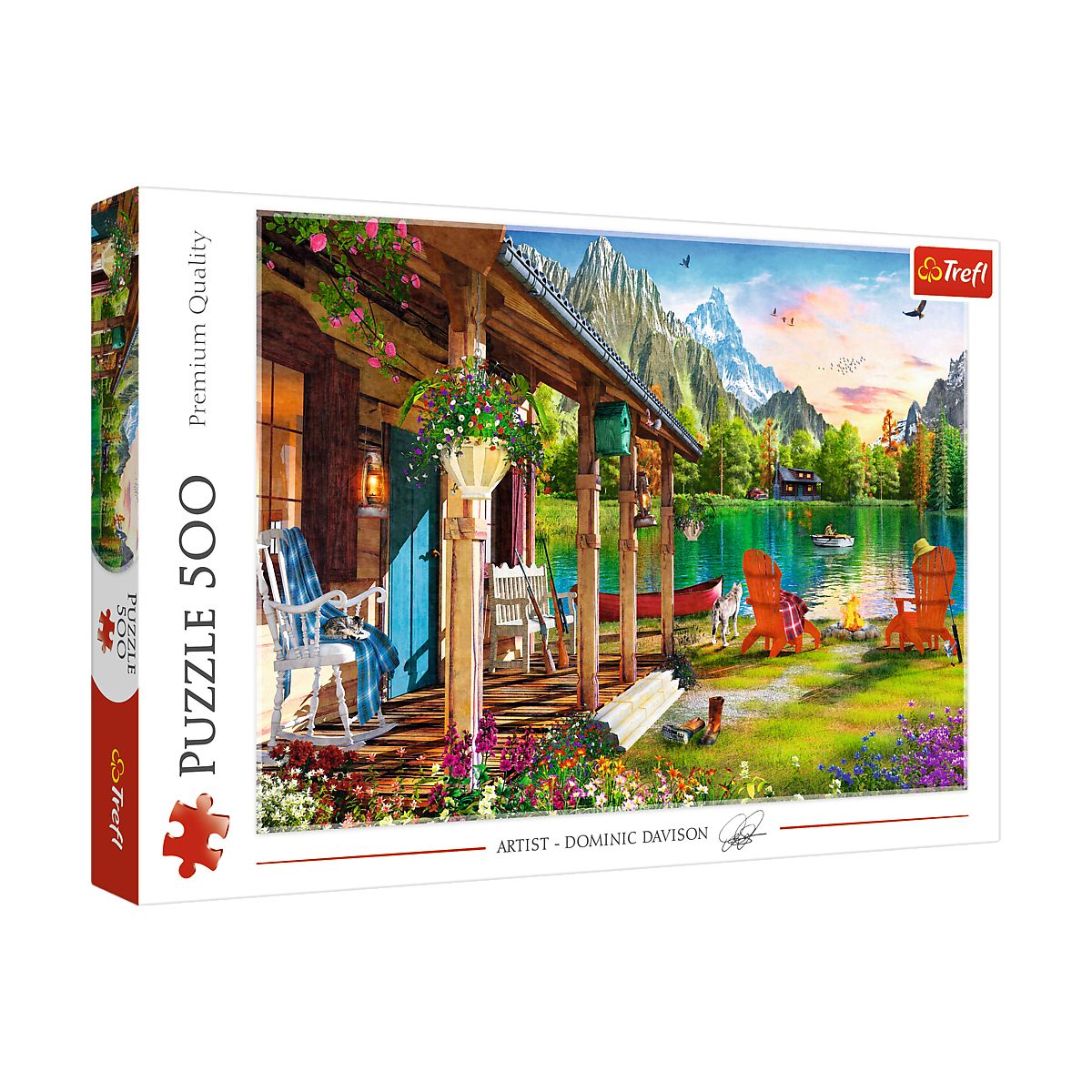 Puzzle Trefl Domek w górach 500 el. (37408)