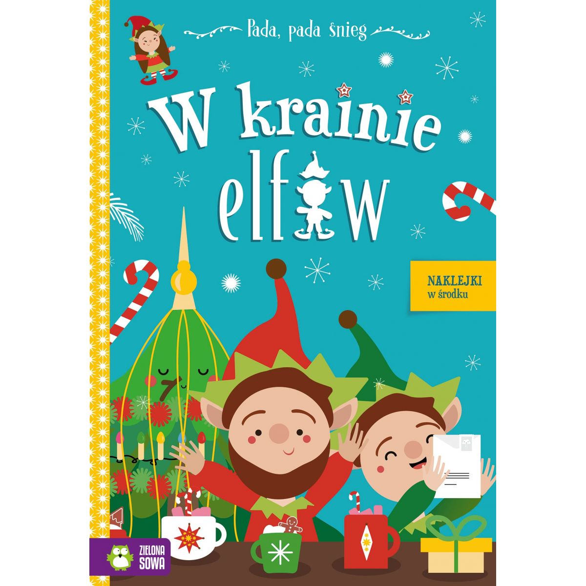 Książeczka edukacyjna Zielona Sowa W krainie elfów