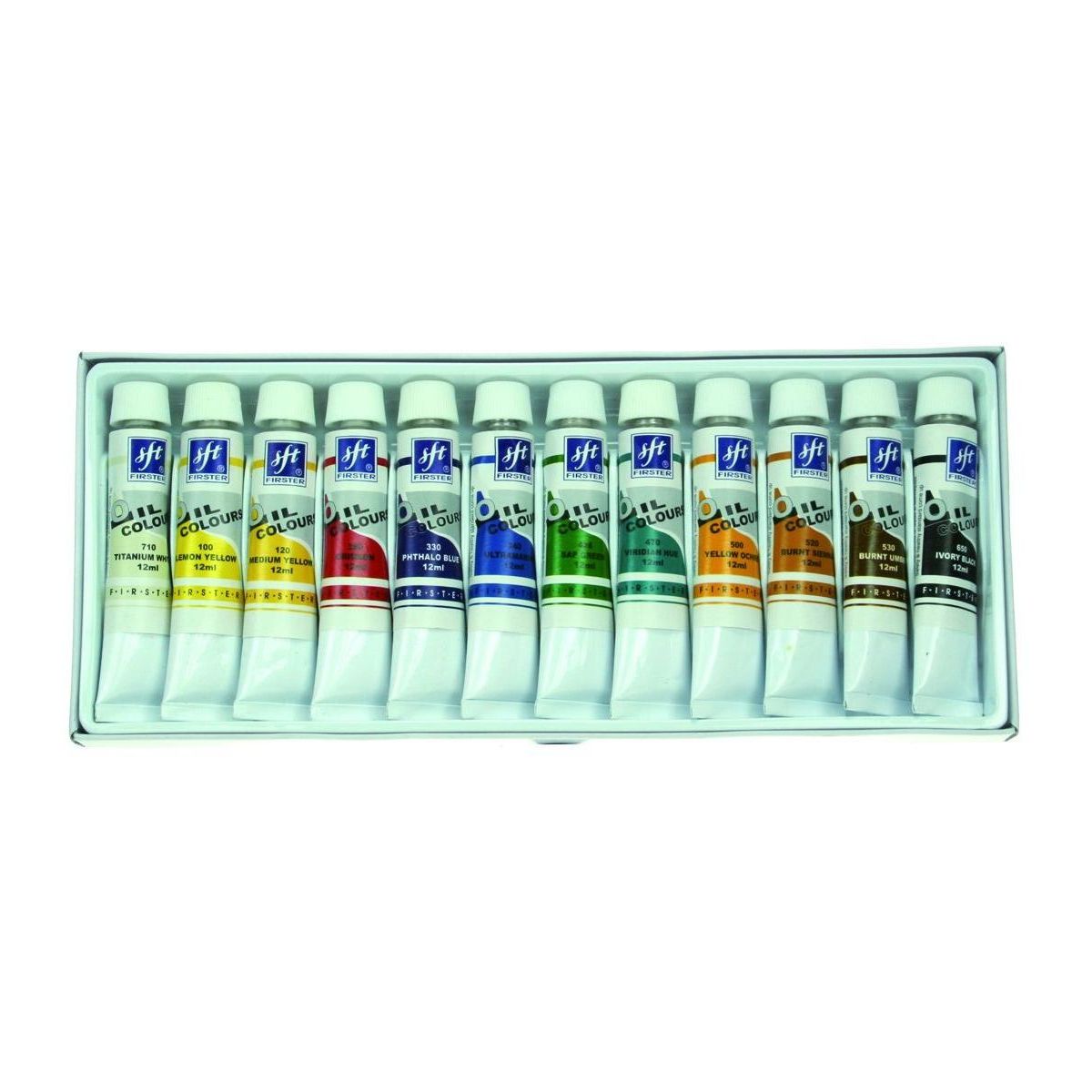 Farba olejna Firster kolor: mix 12ml 12 kolor. (FOC-121)