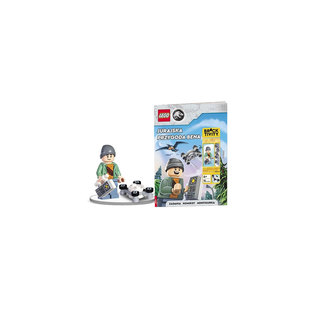 Książeczka edukacyjna Ameet LEGO® Jurassic World™. Jurajska przygoda Bena (LNC 6208)