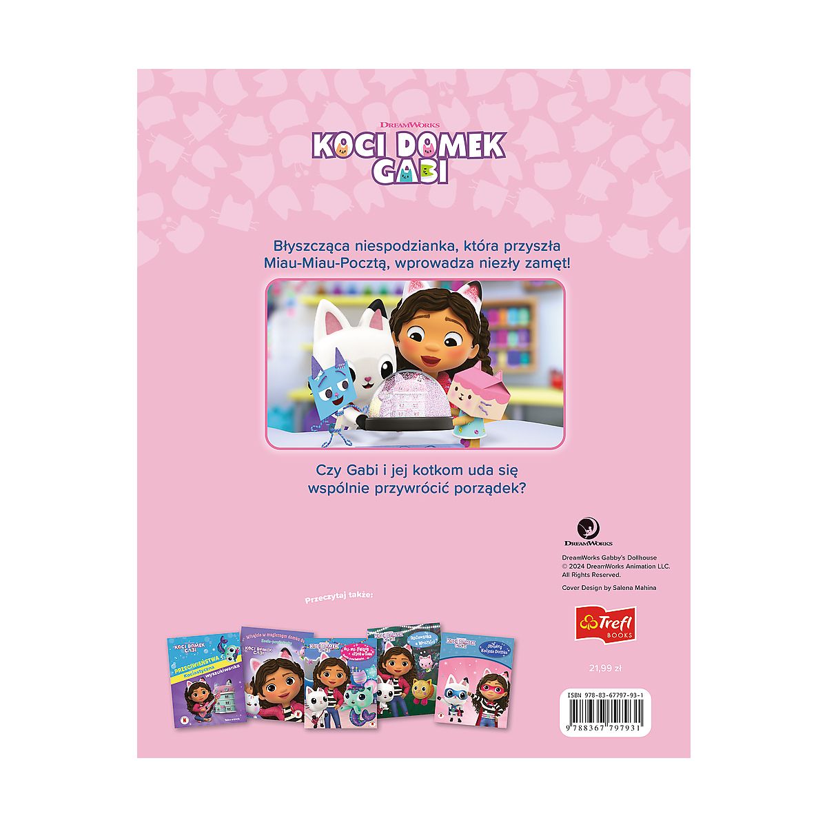Kolorowanka Gabby Koci Domek Gabi. Domek do góry kotami Trefl (Ks79793)
