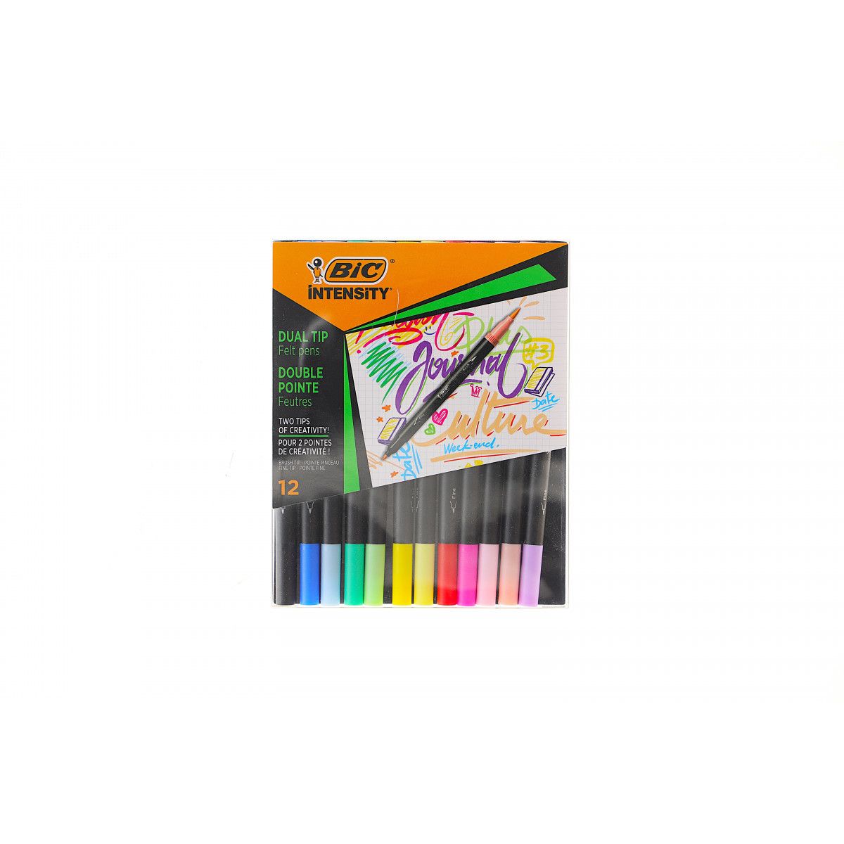 Marker permanentny Bic Kids DUAL TIP mix okrągła końcówka (503847)