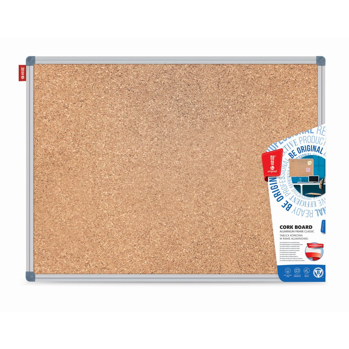 Tablica korkowa Memoboards rama aluminiowa [mm:] 1500x1000 (TC1510ALC)