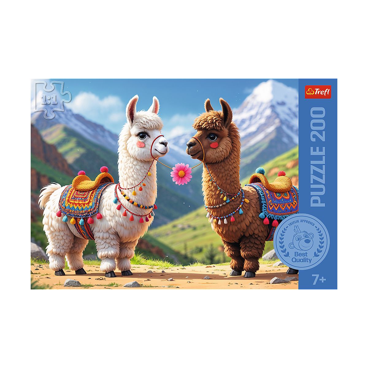 Puzzle kolorowe lamy 200 el. Trefl (13356)