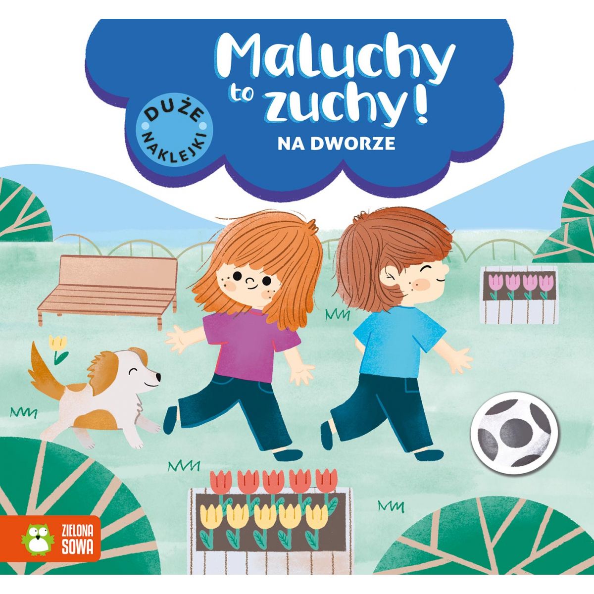 Książeczka edukacyjna Zielona Sowa Maluchy to zuchy. Na dworze