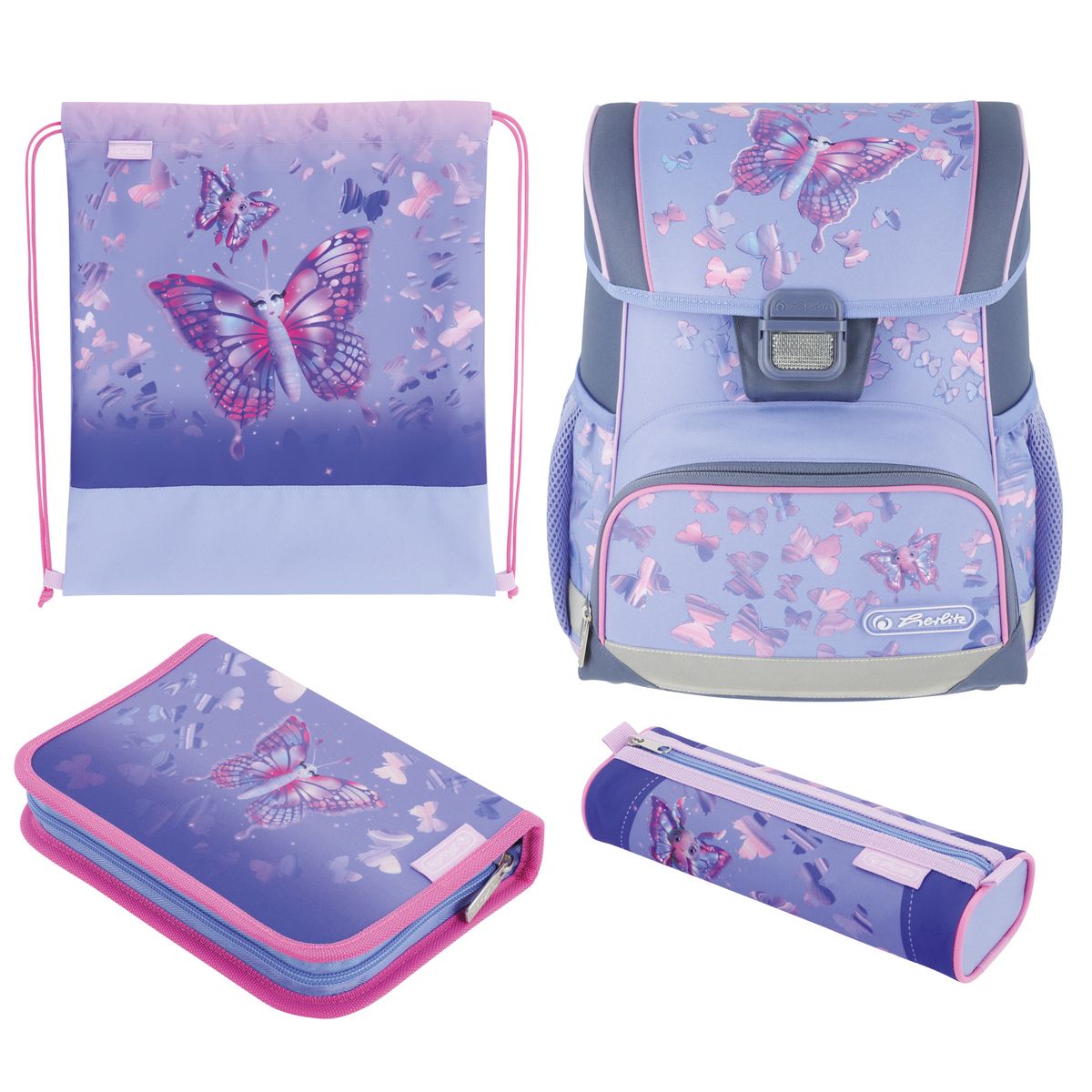 Plecak Herlitz Loop+ 50046195 Butterfly Paradise (300001068)