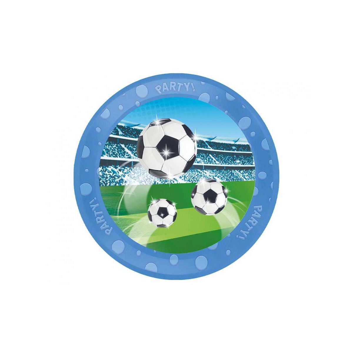 Talerz wielokrotnego użytku Godan wielokrotnego użytku 21cm Soccer Fans Decorata (95971)