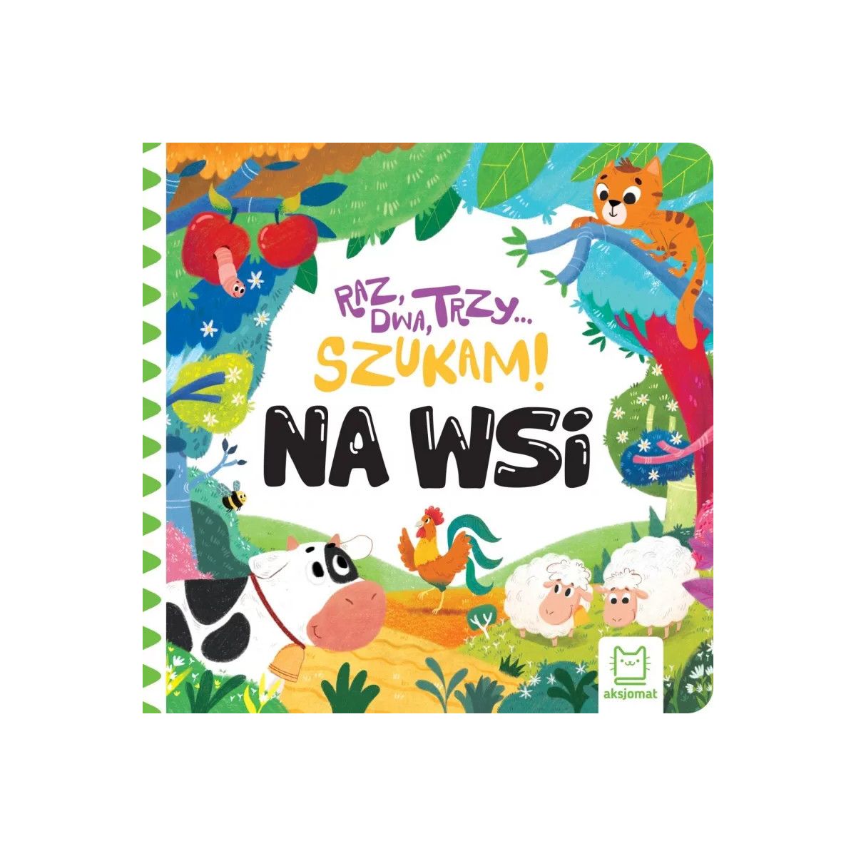Książka dla dzieci Raz, dwa, trzy – szukam! Na wsi.