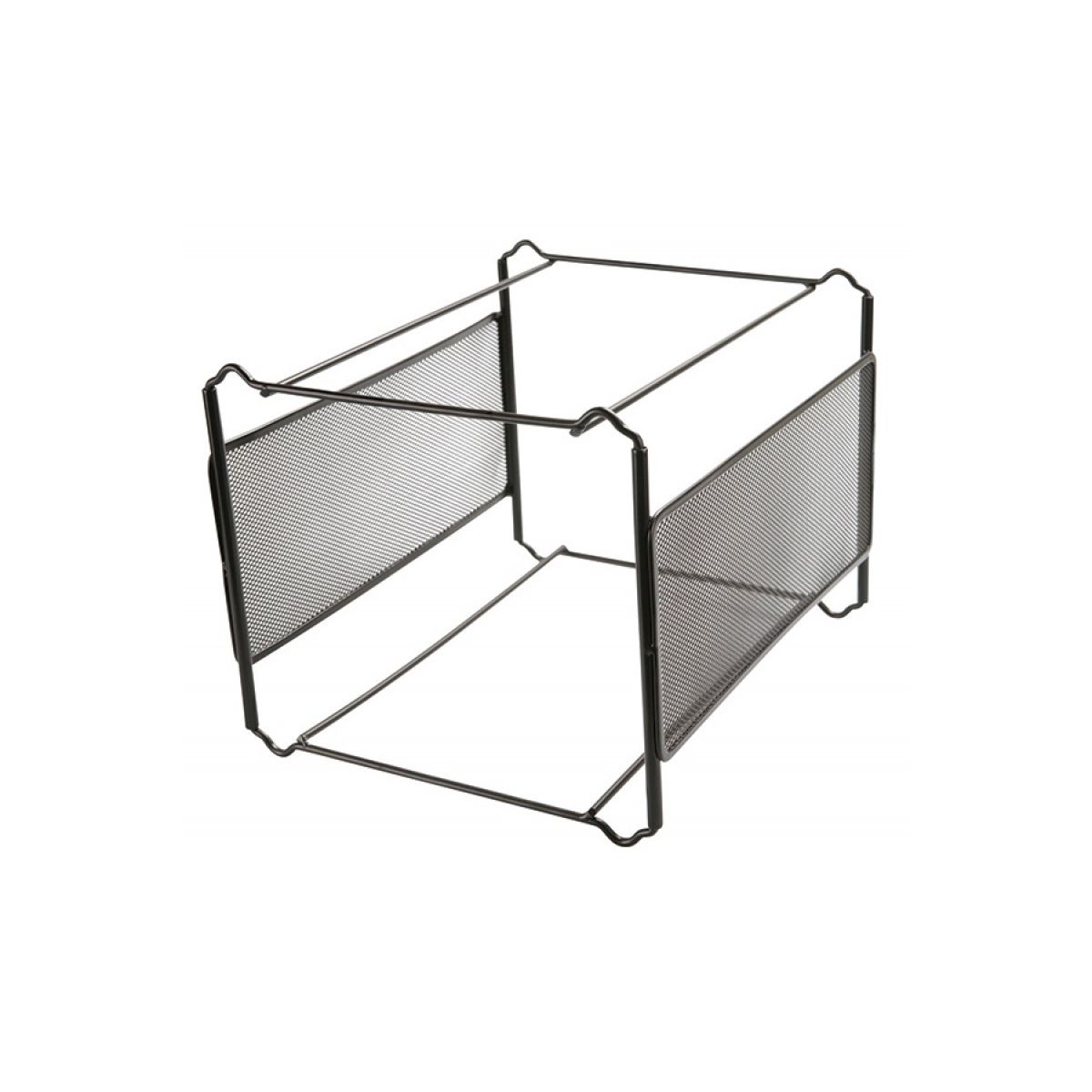 Kartoteka (pojemnik) na teczki wiszące mini archiwum siatka czarny metal [mm:] 335x250x 285 Q-Connect (KF00833)