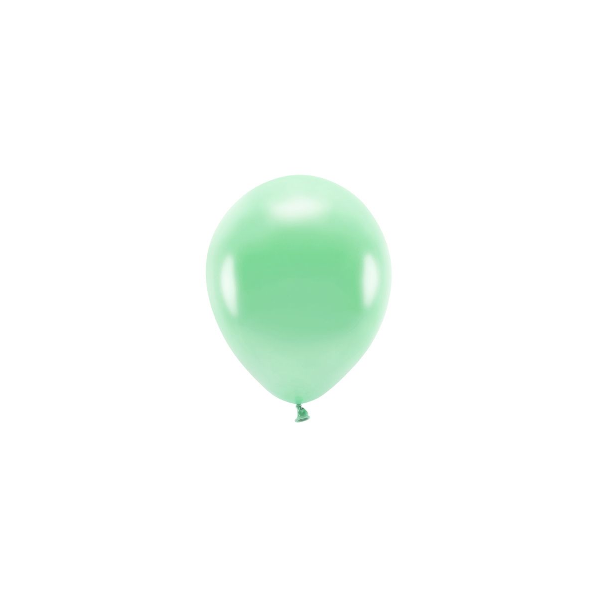 Balon gumowy Partydeco Metalizowane Eco Balloons miętowy 260mm (ECO26M-103)