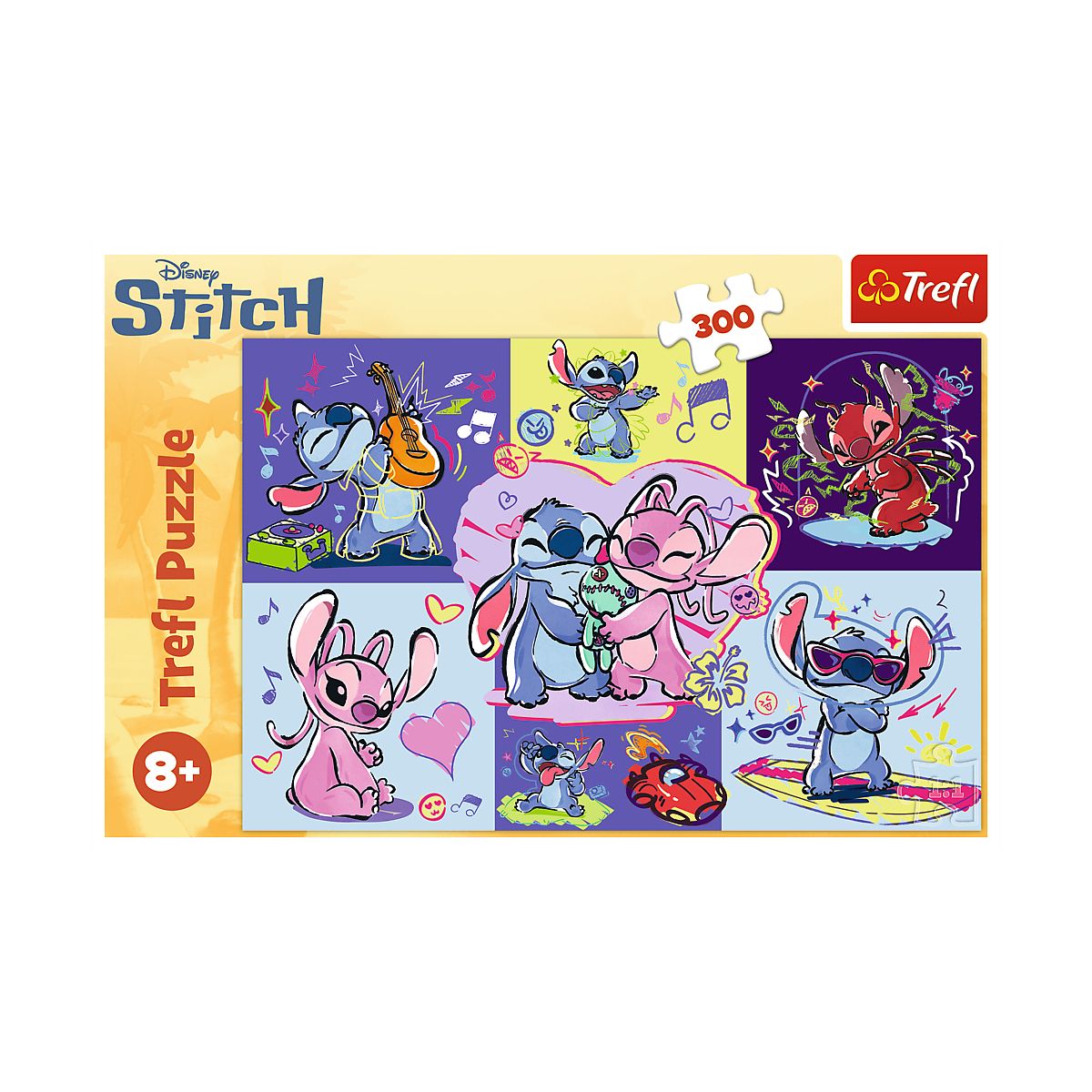 Puzzle Zakręcony Stitch 300 el. Trefl (23033)