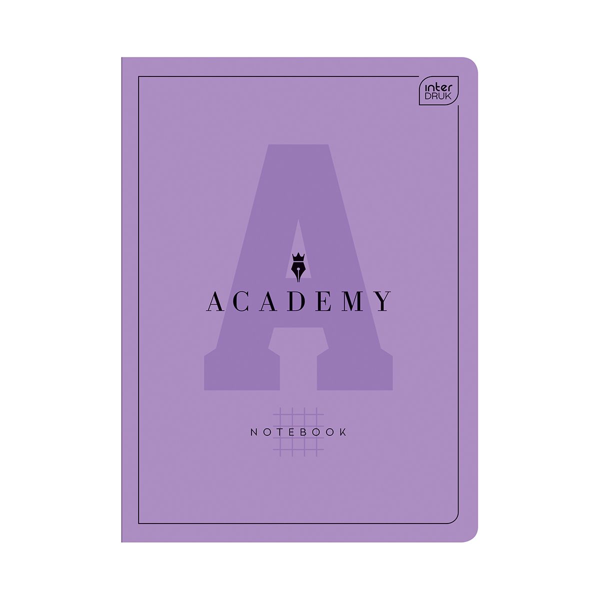 Zeszyt Hybrid Academy 90g A5 32k. 90g krata Interdruk