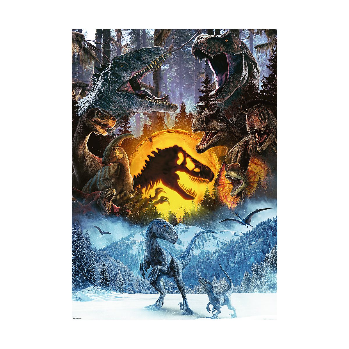 Puzzle Park Jurajski 1000 el. Trefl (10939)