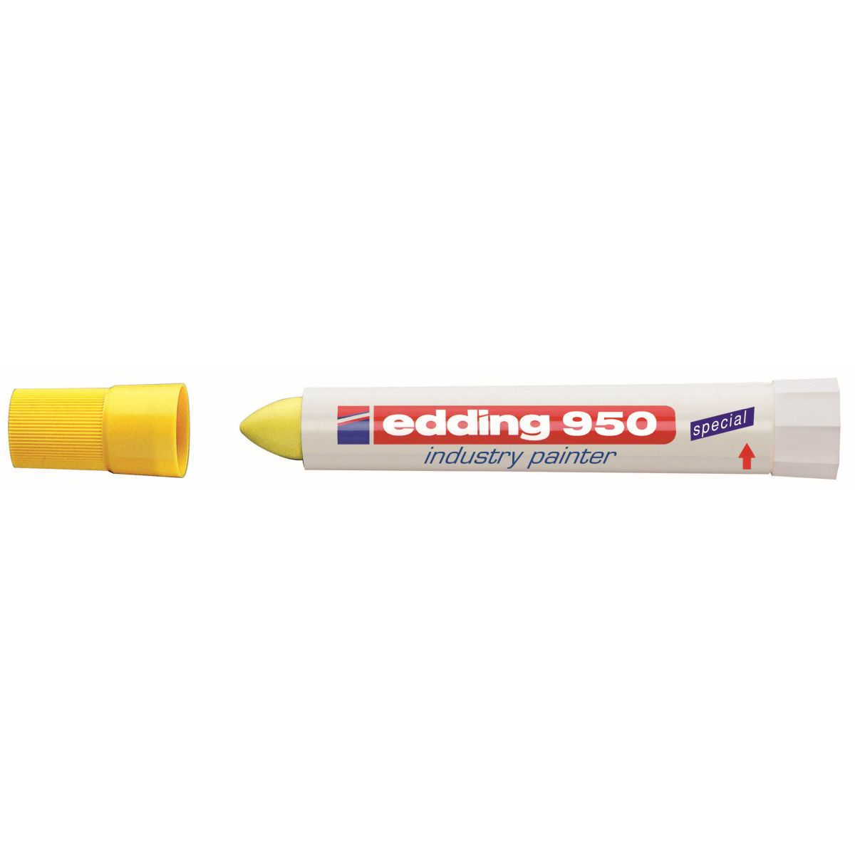 Marker specjalistyczny Edding 950 żółty 10mm okrągła końcówka