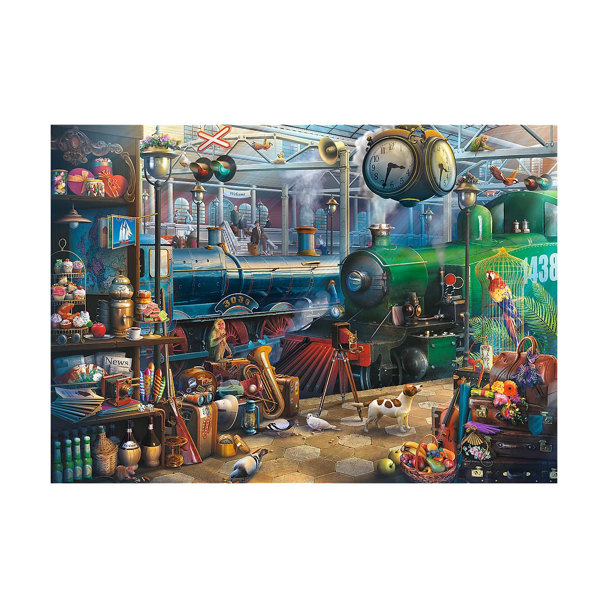 Puzzle Trefl Stacja Kolejowa (65004)