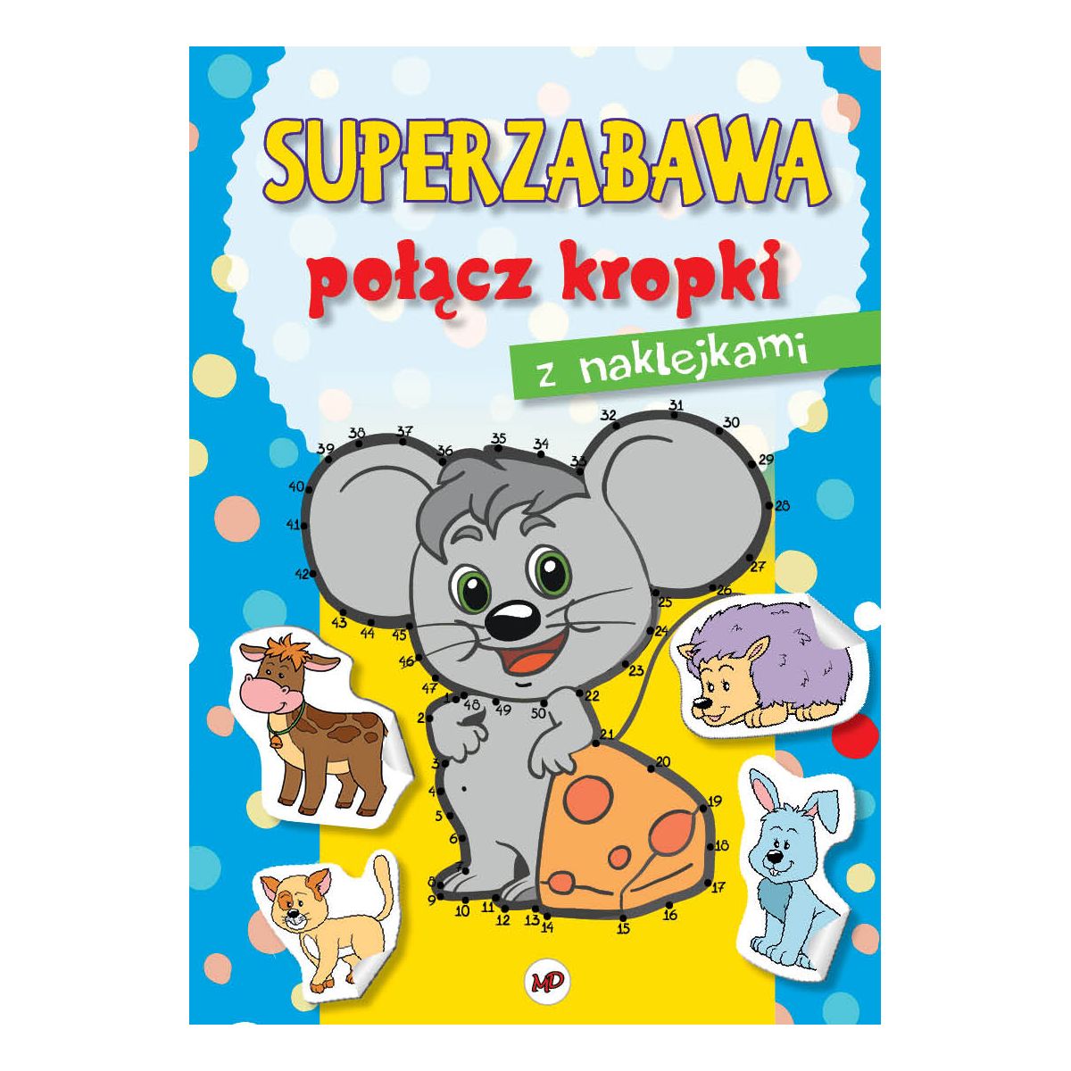 Kolorowanka Superzabawa.Połącz kropki z myszką