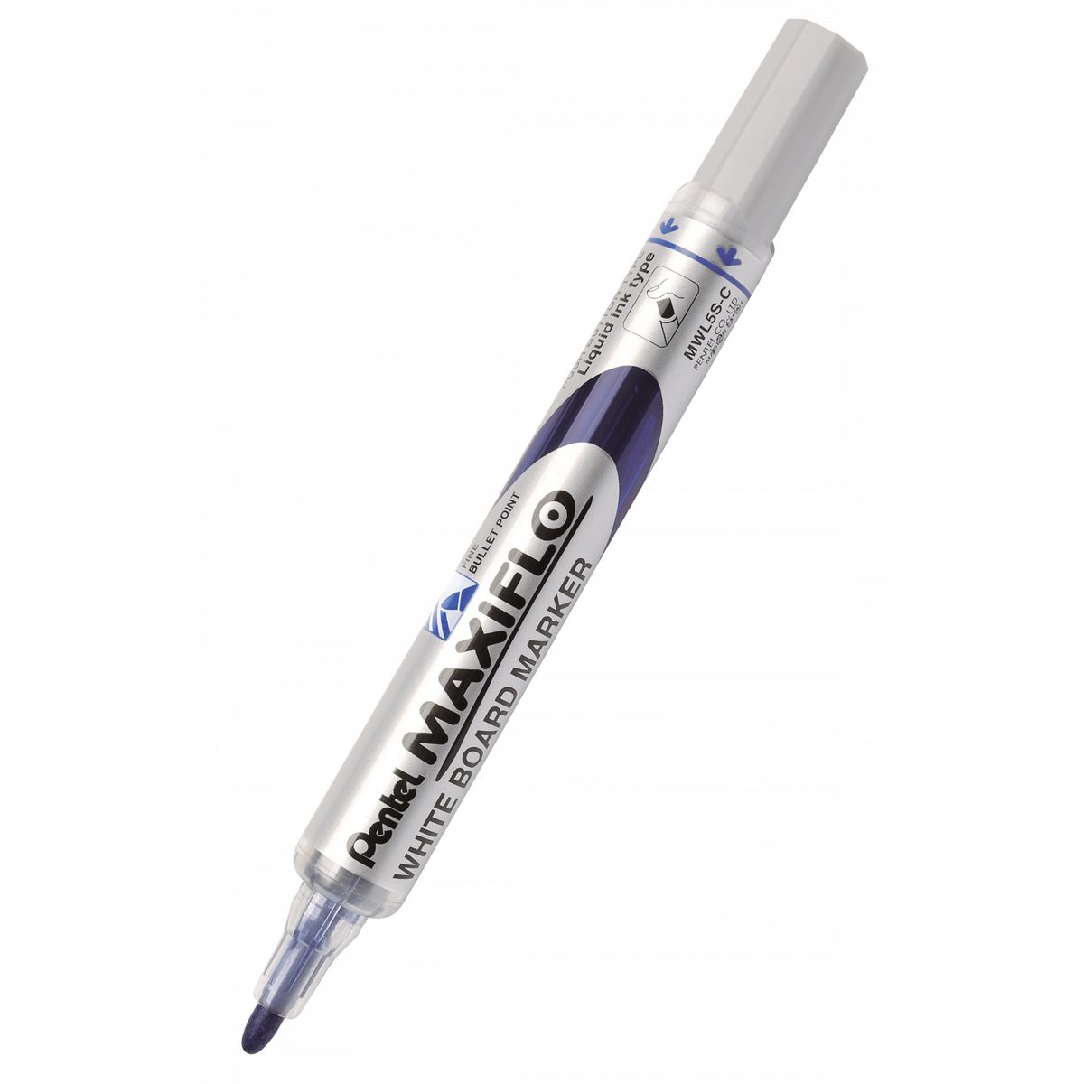 Marker suchościeralny Pentel niebieski 1,1-2,2mm okrągła końcówka
