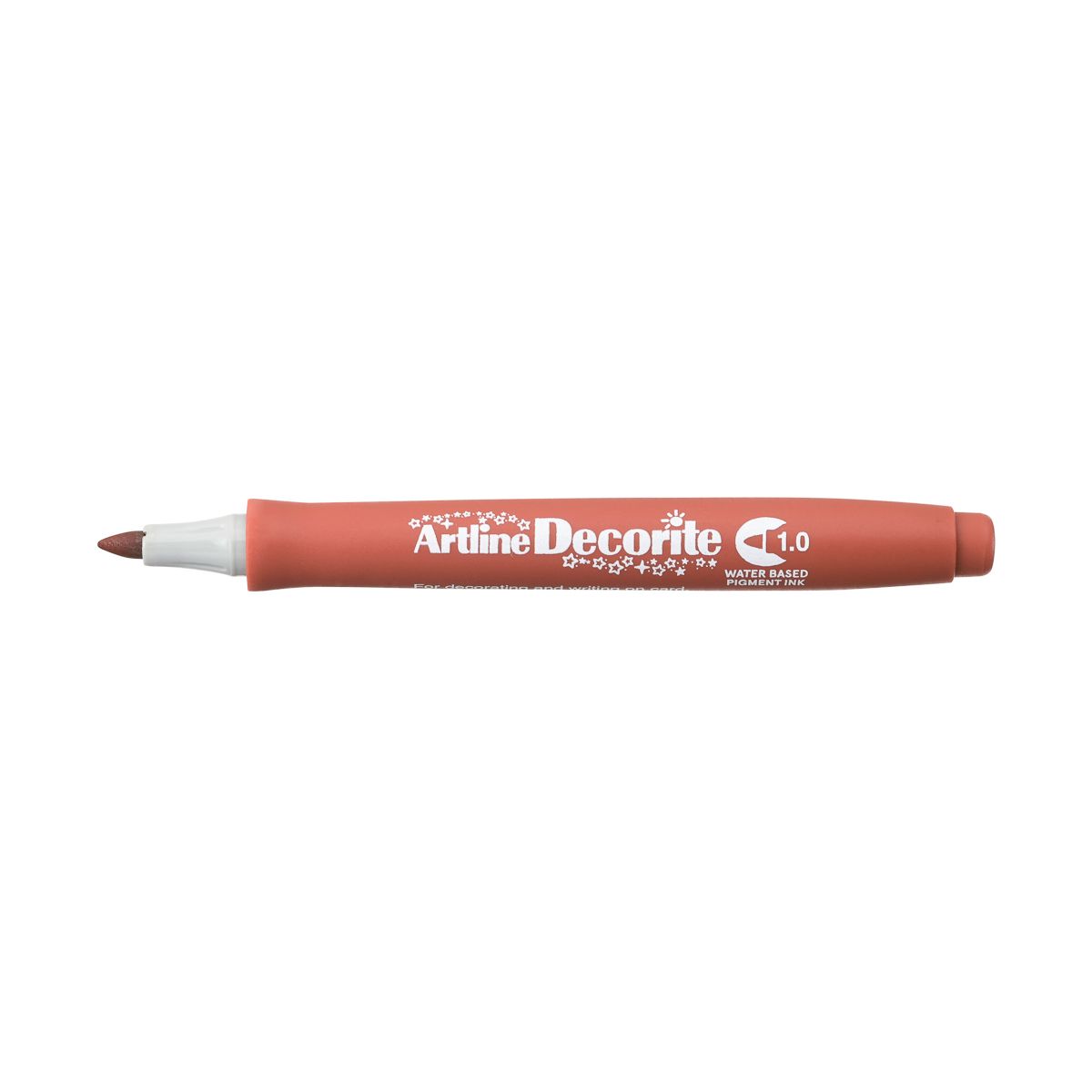 Marker permanentny Artline decorite, brązowy 1,0mm pędzelek końcówka (AR-033 6 2)