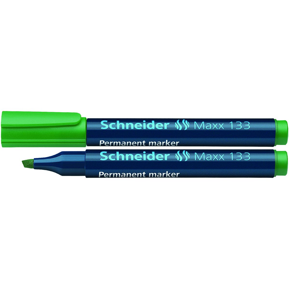 Marker permanentny Schneider Maxx 133 zielony 1,0-3,0mm ścięta końcówka (SR113304)