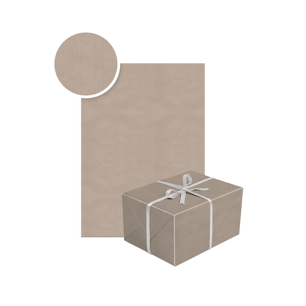 Papier pakowy Kraft Neutral Unicolor [mm:] 700x2000 Paw (AGPE200000)