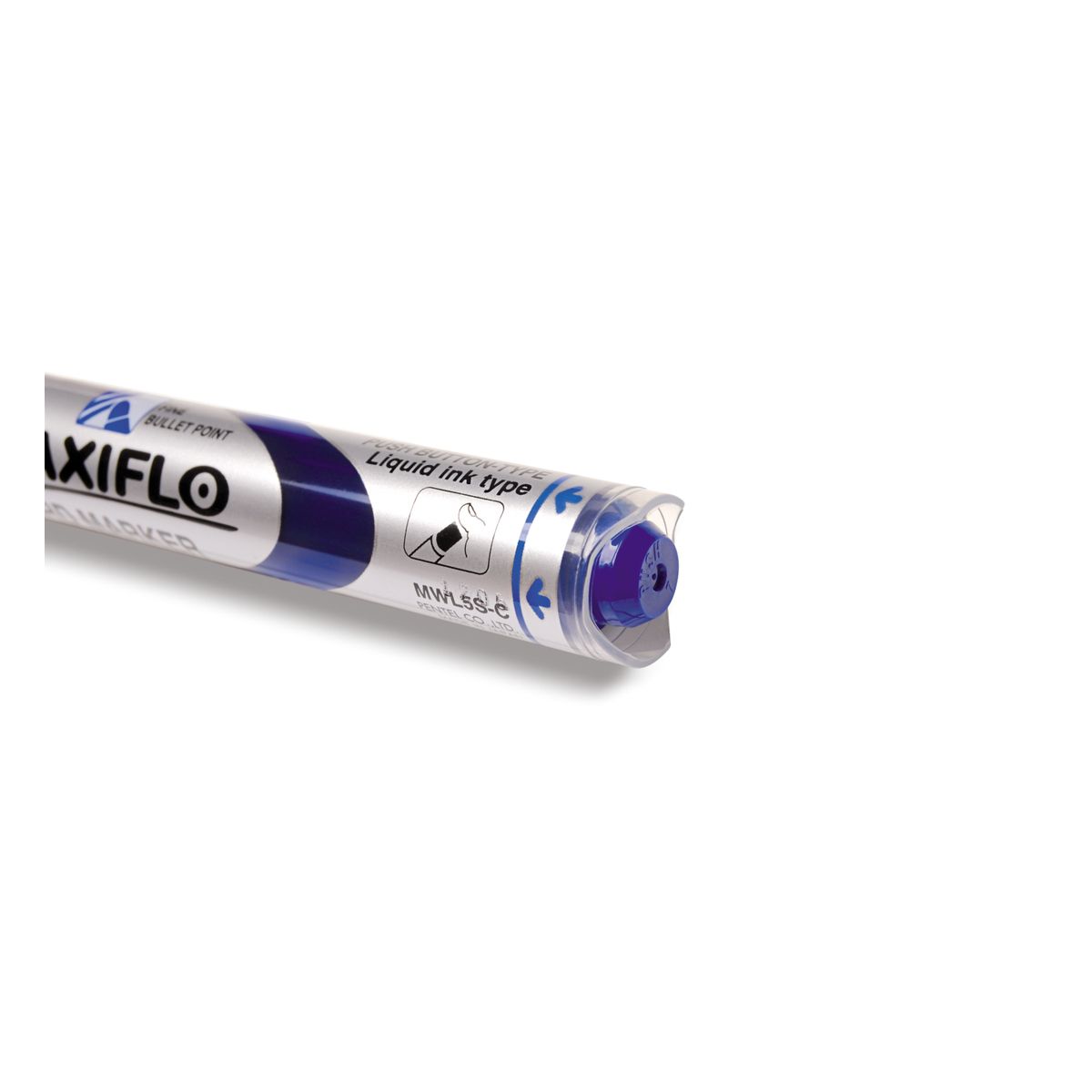 Marker suchościeralny Pentel niebieski 1,1-2,2mm okrągła końcówka