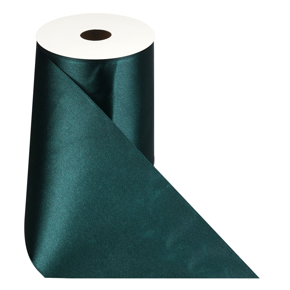 Wstążka Titanum Craft-Fun Series satynowa 100x25 [mm x m] zielony butelkowy (TS100-012B)