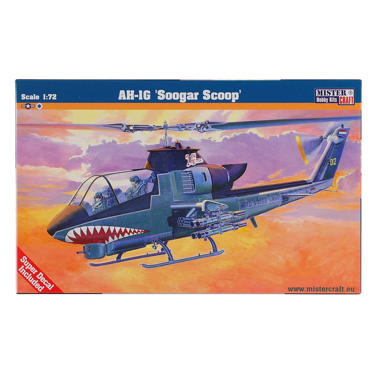 Model do sklejania Mister Craft AH-16 SOOGAR SCOOP  B-33